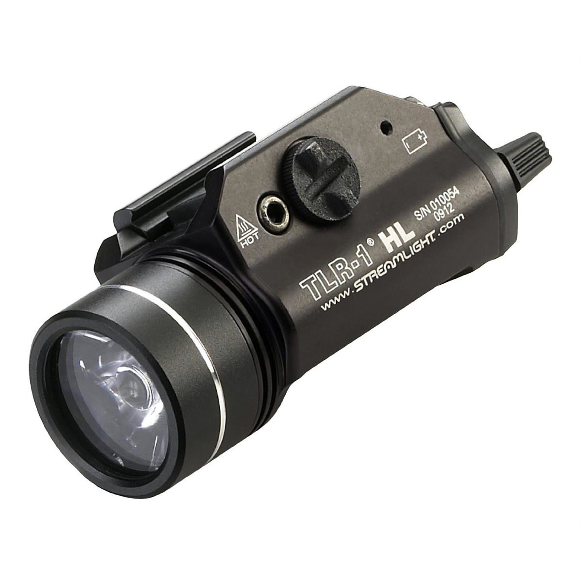 Streamlight 69260 TLR-1 HL 1000-Lumen 20000 Candela Rail-Mounted Tactical Weapon Light with Specific Compatibility Rail Locating Keys, Black